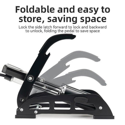 Rockbros 42430001001 foot pump with display - black_10