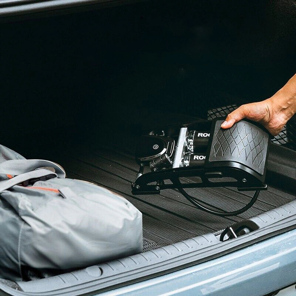 Rockbros 42430001001 foot pump with display - black_3