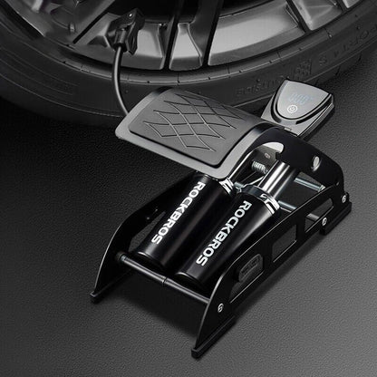 Rockbros 42430001001 foot pump with display - black_5