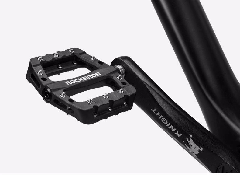 Rockbros 2017-12CBK Nylon Bicycle Pedal Set - Black_11