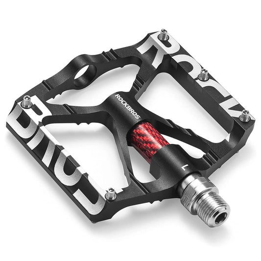Rockbros 37213071001 Aluminum Alloy Bicycle Pedal Set - Black_0