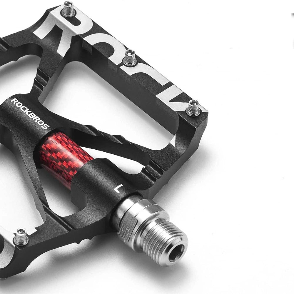Rockbros 37213071001 Aluminum Alloy Bicycle Pedal Set - Black_3