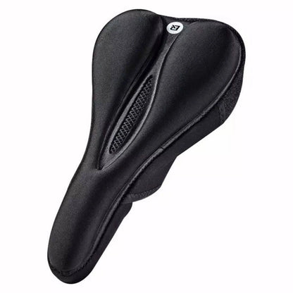 Rockbros LF047-S silicone gel bicycle seat cover size M - black_0