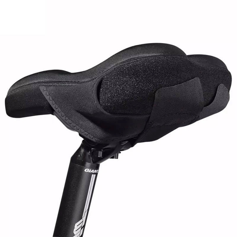 Rockbros LF047-B silicone gel bicycle seat cover size L - black_1