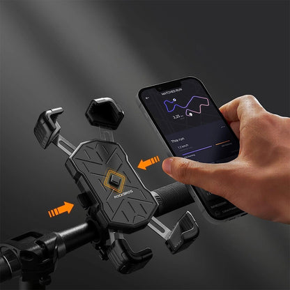 Rockbros 25210030001 Bike Phone Holder for Handlebars - Black_1