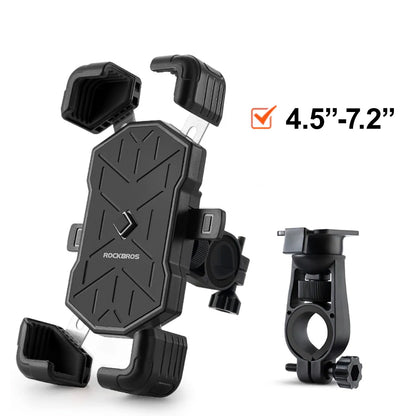 Rockbros 25210030001 Bike Phone Holder for Handlebars - Black_4