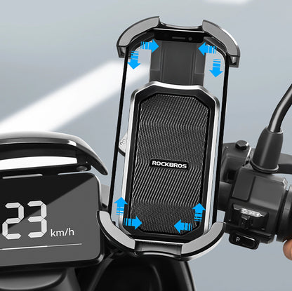 Rockbros 25210032005 Motorcycle Phone Holder for Mirror - Black_1