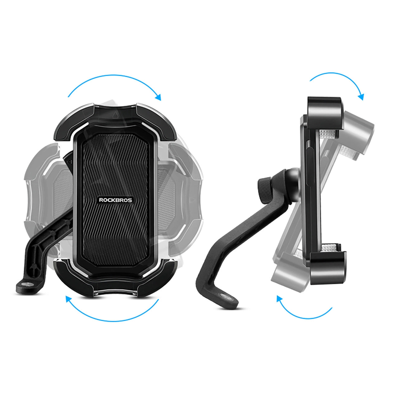 Rockbros 25210032005 Motorcycle Phone Holder for Mirror - Black_4