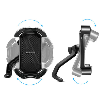 Rockbros 25210032005 Motorcycle Phone Holder for Mirror - Black_4