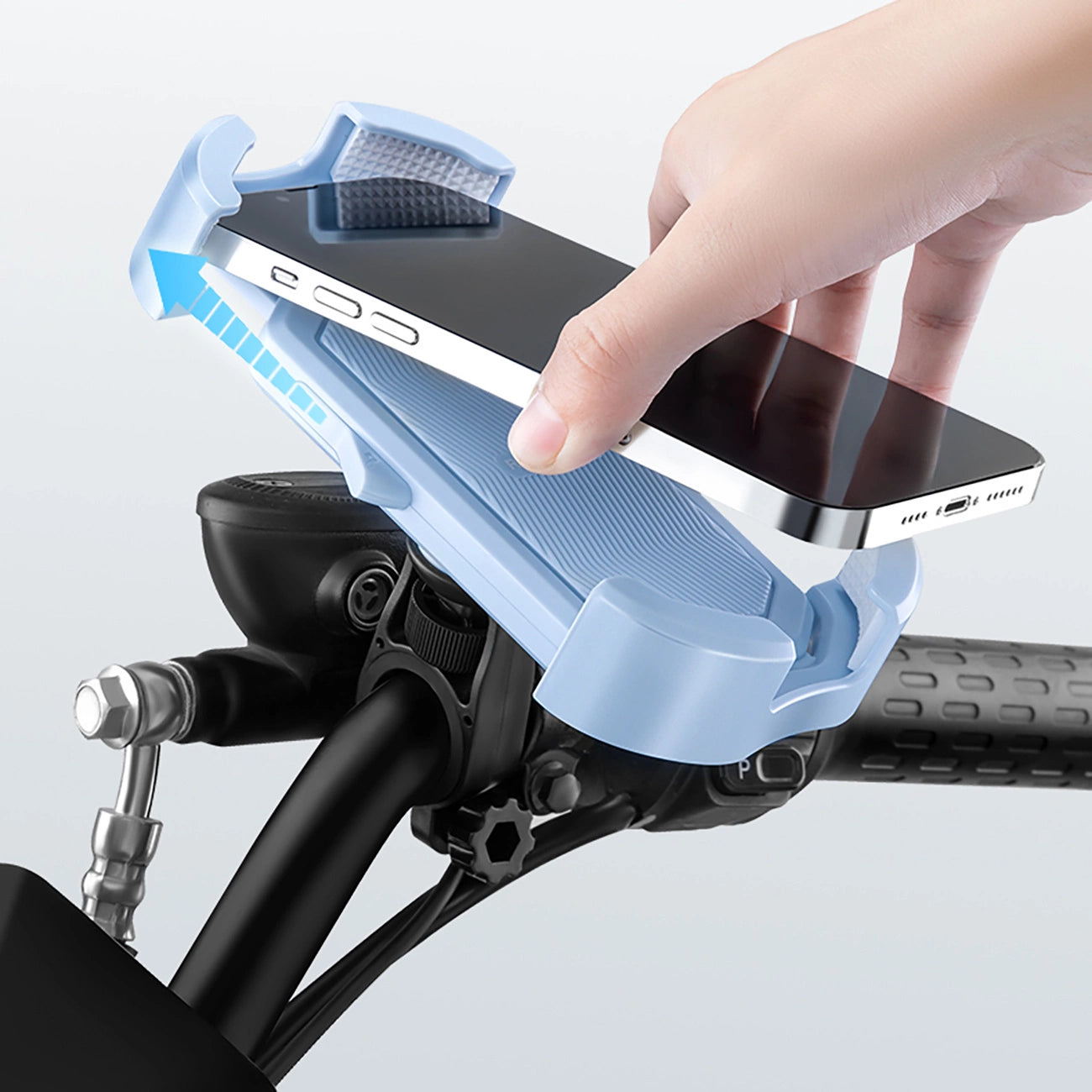 Rockbros 25210032005 Motorcycle Phone Holder for Mirror - Black_5
