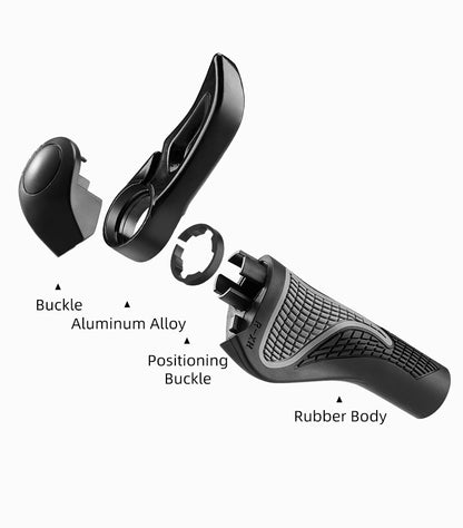 Rockbros BT1007W Bicycle Holder Set with Horns - White_8