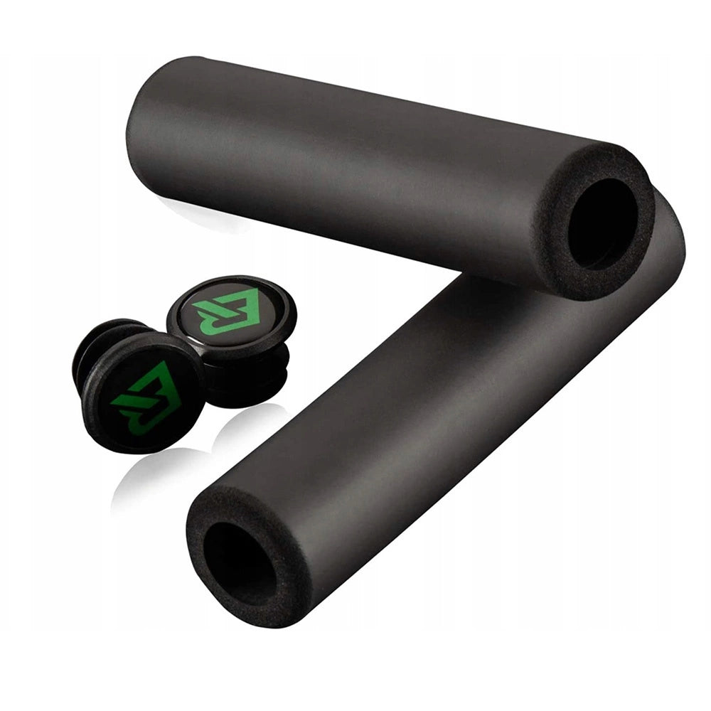 Rockbros GMBT1001BK bicycle grips made of silicone foam - black_2