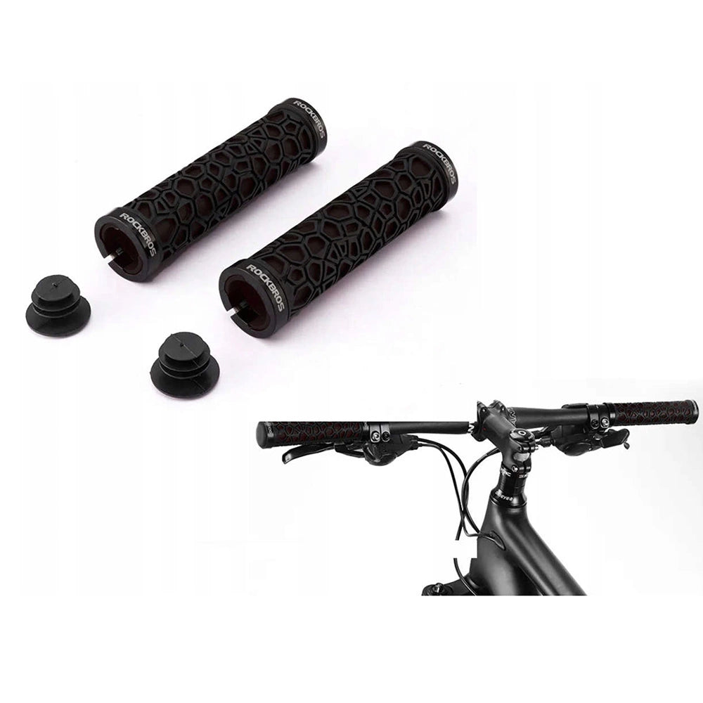 Rockbros 2017-14ABK bicycle grips - black_1