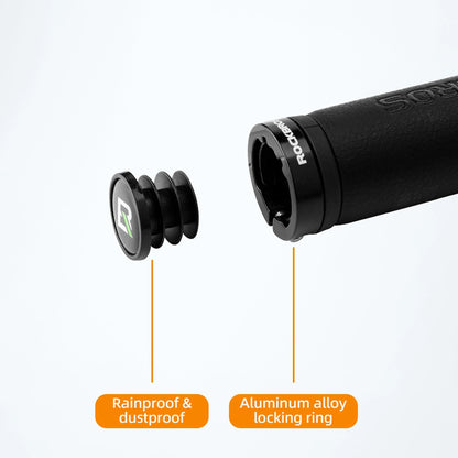 Rockbros 40210003001 microfiber bicycle handlebar grips - black_11