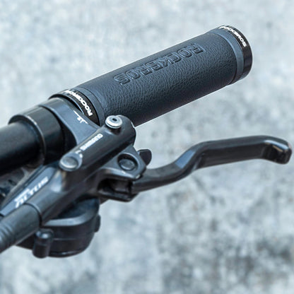 Rockbros 40210003001 microfiber bicycle handlebar grips - black_2