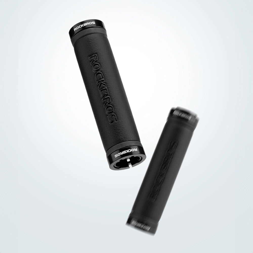 Rockbros 40210003001 microfiber bicycle handlebar grips - black_4