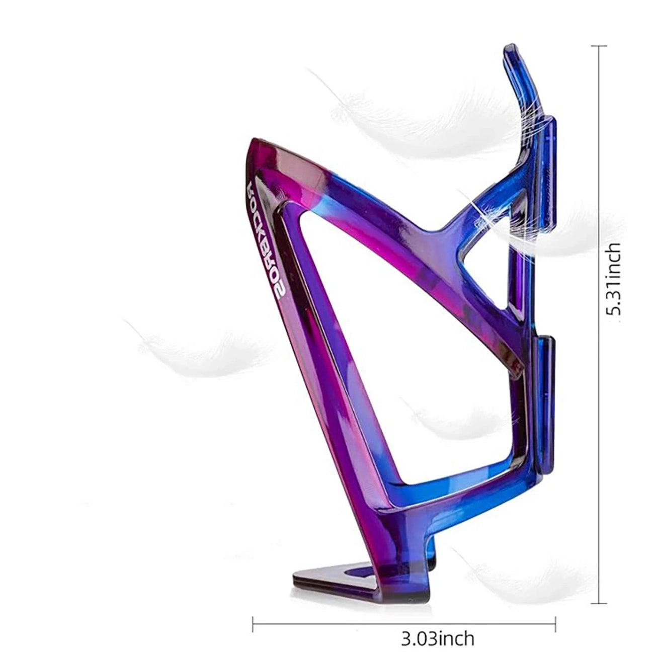 Rockbros FK338 bicycle holder for water bottle - blue and purple_2
