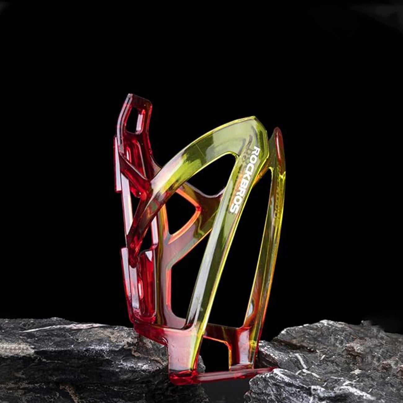 Rockbros FK338 bicycle holder for water bottle - red and yellow_4