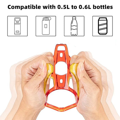 Rockbros FK338 bicycle holder for water bottle - red and yellow_5