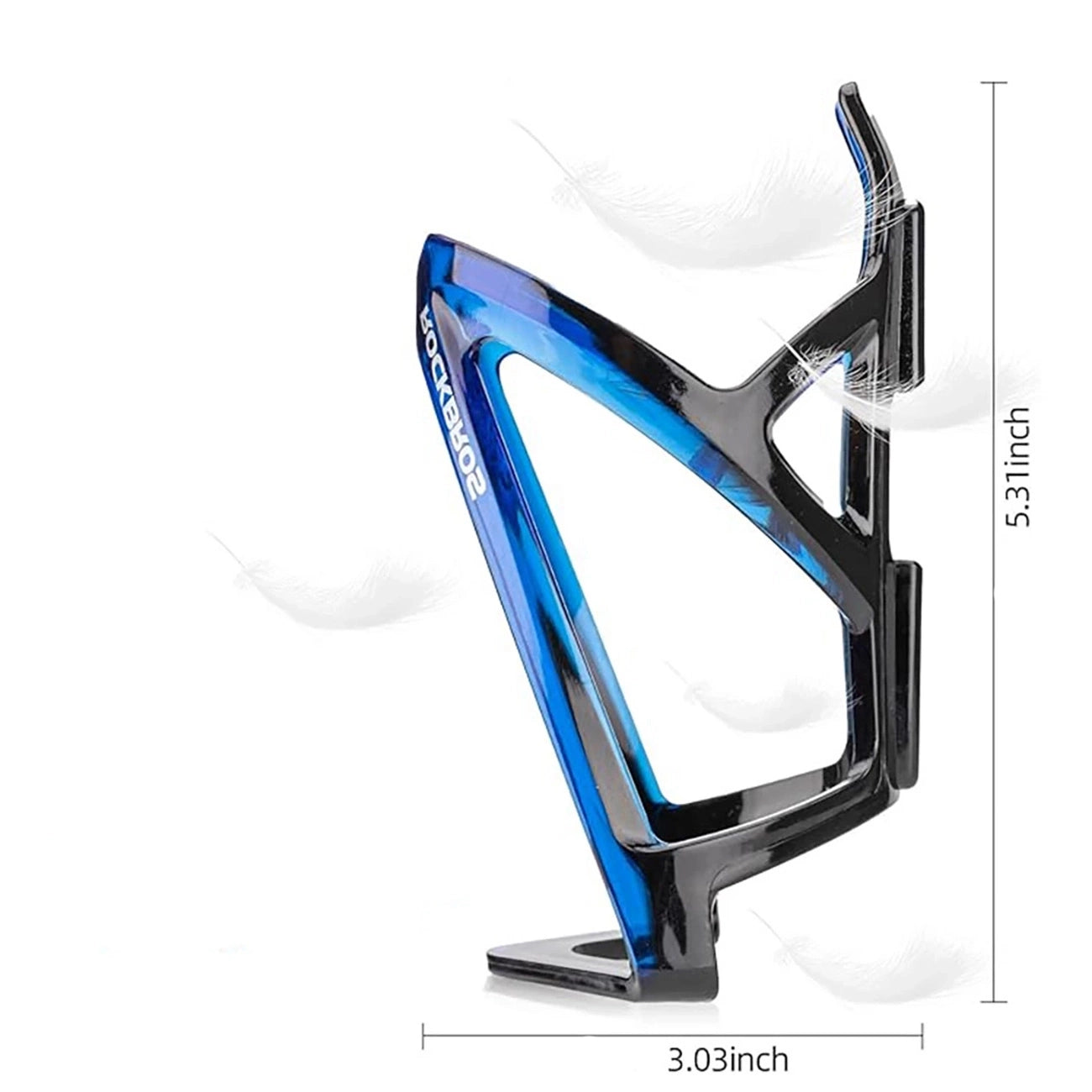Rockbros FK338 bicycle holder for water bottle - black and blue_5