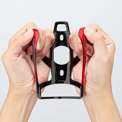 Rockbros FK338 bicycle holder for water bottle - black and red_5