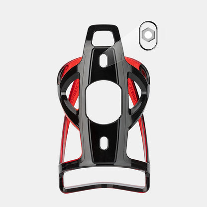 Rockbros FK338 bicycle holder for water bottle - black and red_6