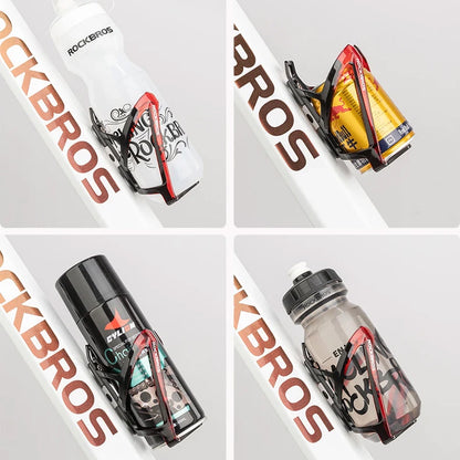 Rockbros FK338 bicycle holder for water bottle - black and red_8