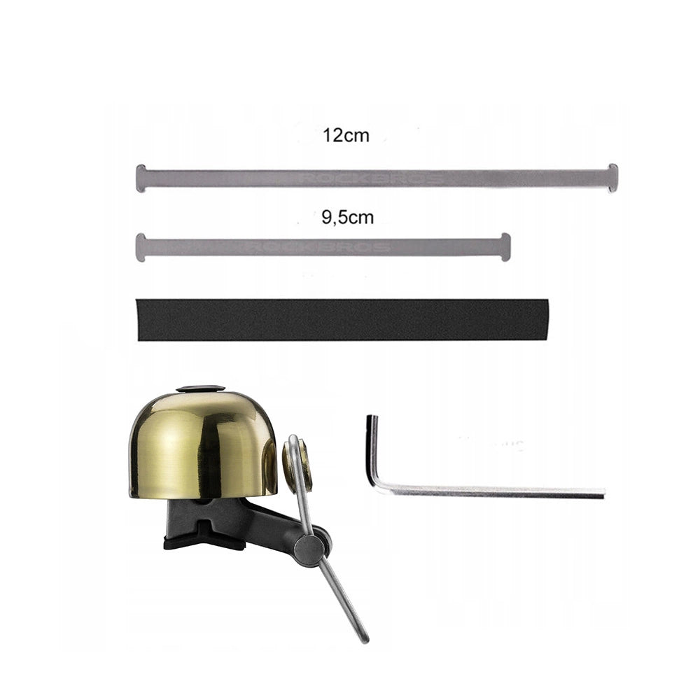 Rockbros 15-1BG retro bicycle bell - gold_2