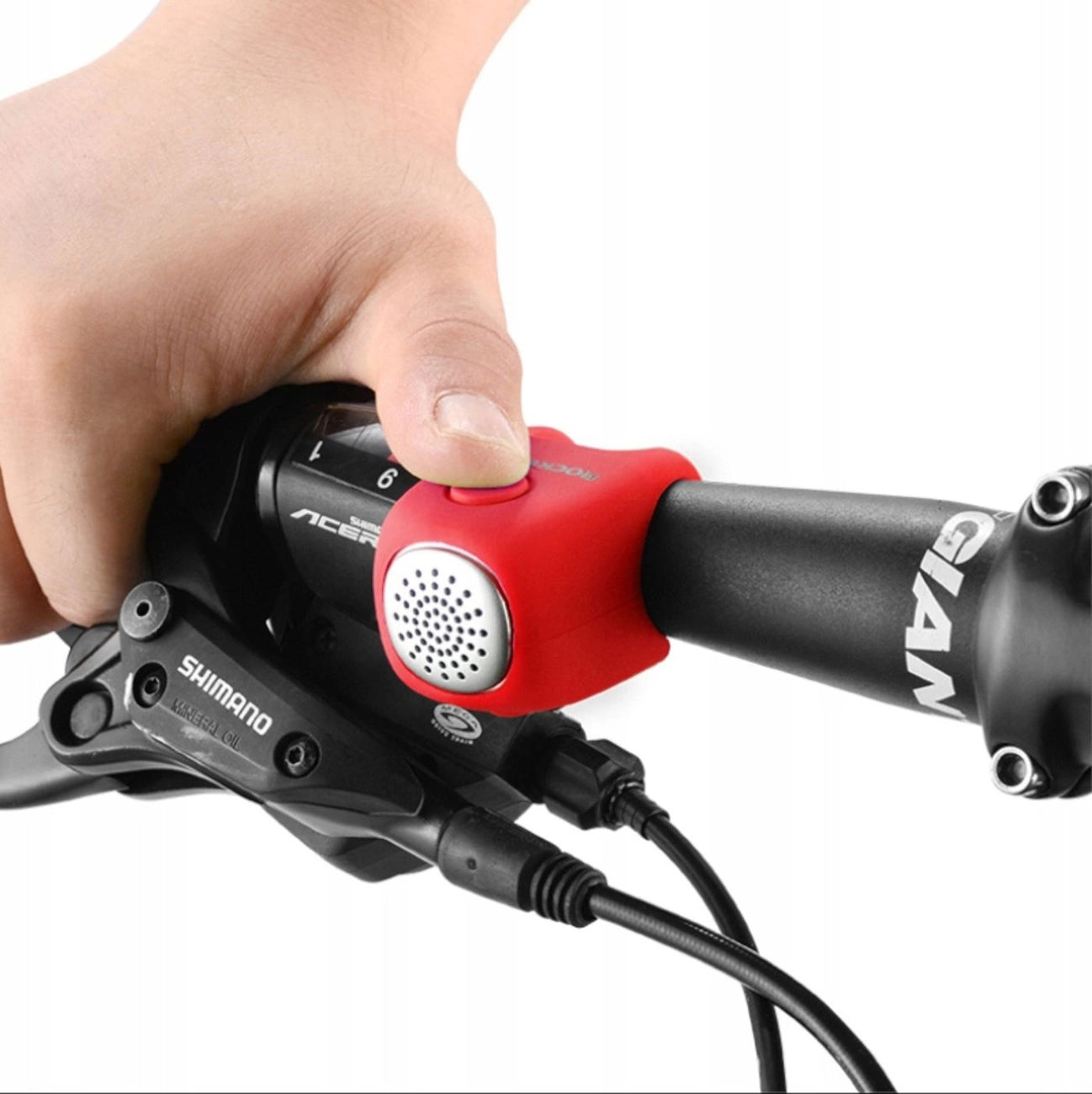 Rockbros CB1709RD electronic bicycle bell - red_1