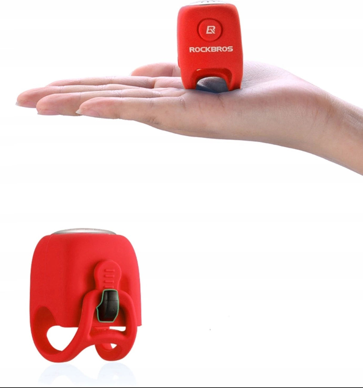 Rockbros CB1709RD electronic bicycle bell - red_3