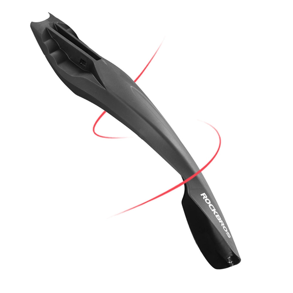 Rockbros DNB8001 mudguard with red LED light - black_2