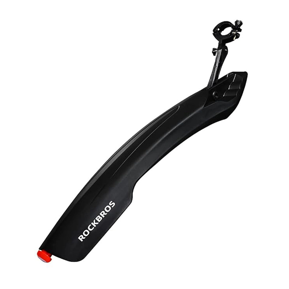 Rockbros DNB8001 mudguard with red LED light - black_0