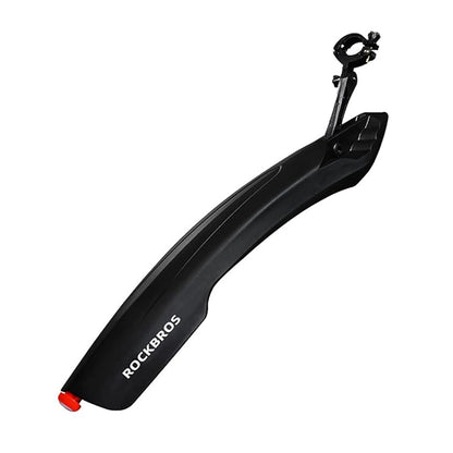 Rockbros DNB8001 mudguard with red LED light - black_0