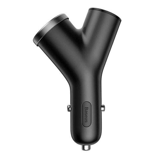 Ładowarka samochodowa Baseus Y Type 2xUSB 3,4A 40W (czarna)_0