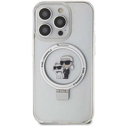 Karl Lagerfeld Ring Stand Karl&Choupette MagSafe case for iPhone 13 Pro / 13 - white_2
