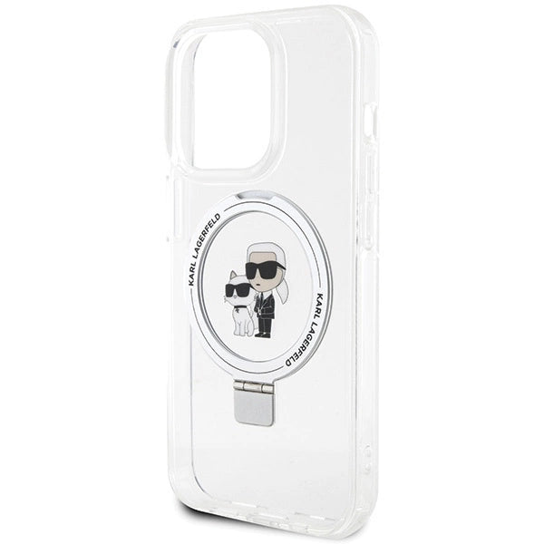 Karl Lagerfeld Ring Stand Karl&Choupette MagSafe case for iPhone 13 Pro / 13 - white_5