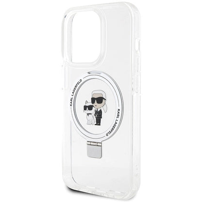 Karl Lagerfeld Ring Stand Karl&Choupette MagSafe case for iPhone 13 Pro / 13 - white_5