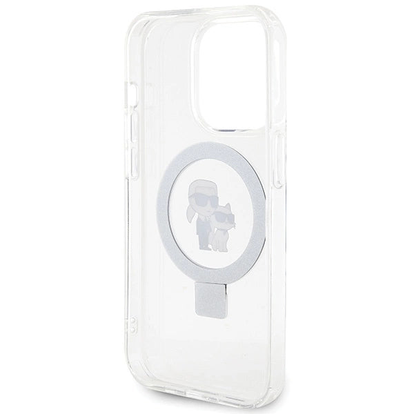 Karl Lagerfeld Ring Stand Karl&Choupette MagSafe case for iPhone 13 Pro / 13 - white_6