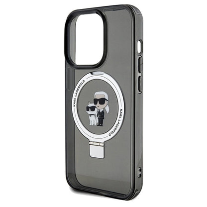 Karl Lagerfeld Ring Stand Karl&Choupette MagSafe case for iPhone 14 Pro Max - black_5