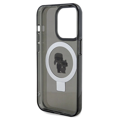 Karl Lagerfeld Ring Stand Karl&Choupette MagSafe case for iPhone 14 Pro Max - black_6