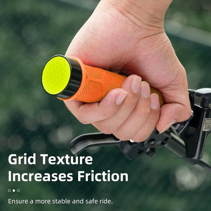 Rockbros 40720007004 bicycle grips with reflector - orange_2