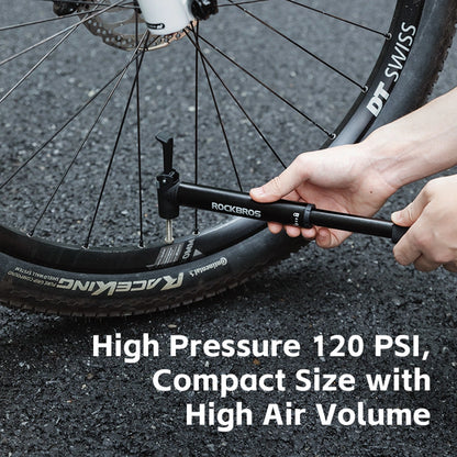 Rockbros 42320010001 Bicycle Pump Hand + Screwdriver - Black_5