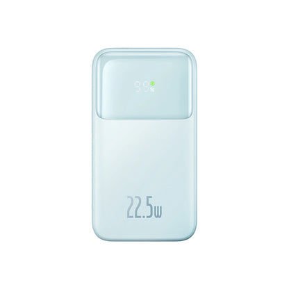 Baseus Comet Series powerbank with display 10000mAh 22.5W - blue + USB-A - USB-C cable 0.3m - white_1