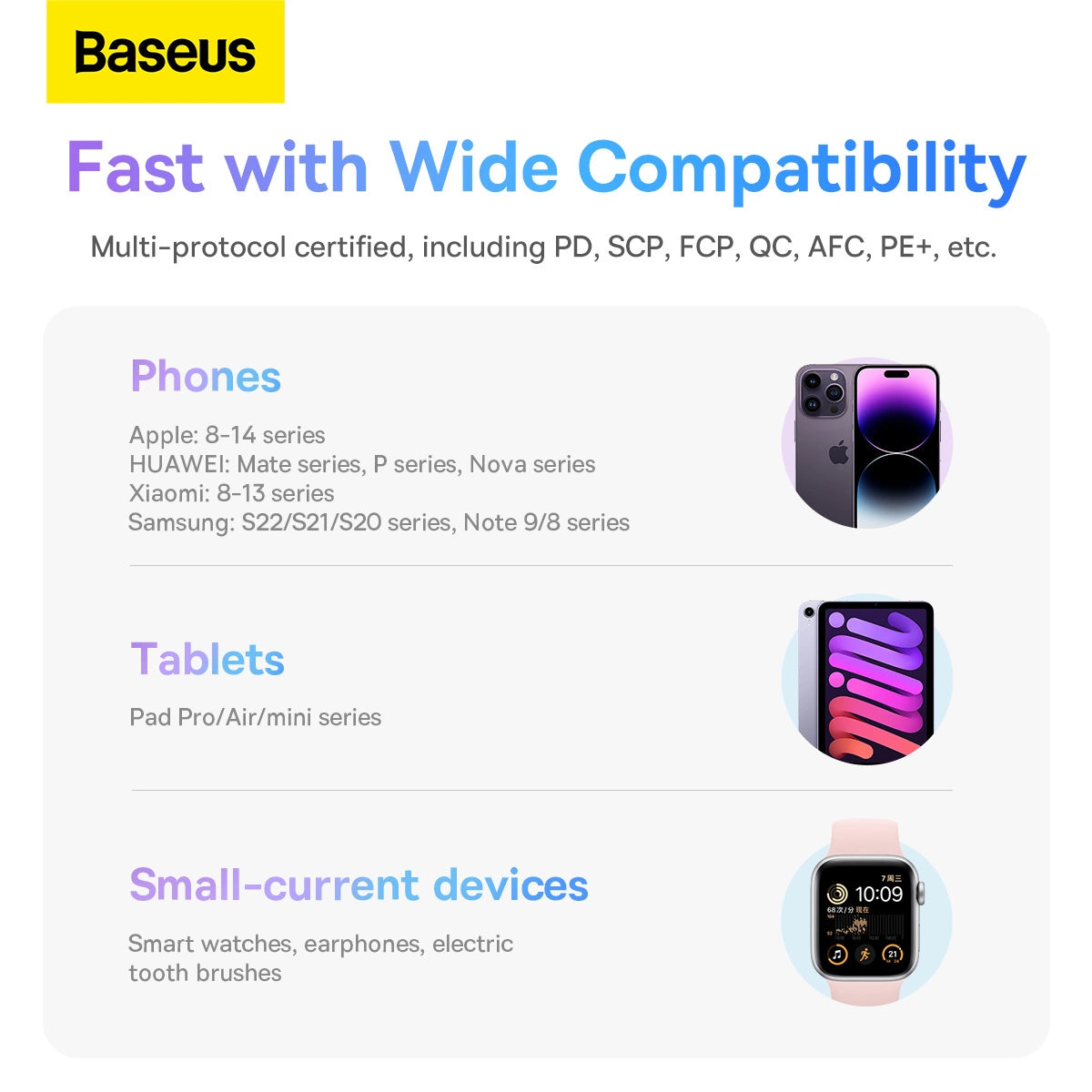 Baseus Comet Series powerbank with display 10000mAh 22.5W - blue + USB-A - USB-C cable 0.3m - white_17