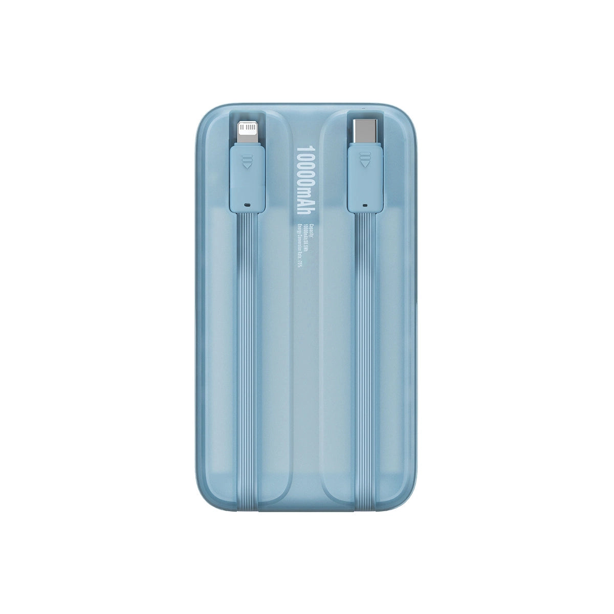 Baseus Comet Series powerbank with display 10000mAh 22.5W - blue + USB-A - USB-C cable 0.3m - white_2