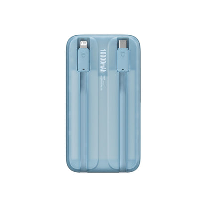 Baseus Comet Series powerbank with display 10000mAh 22.5W - blue + USB-A - USB-C cable 0.3m - white_2