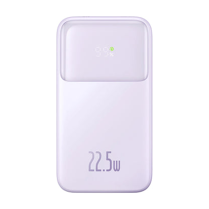 Baseus Comet Series powerbank with display 10000mAh 22.5W - purple + USB-A / USB-C cable_1