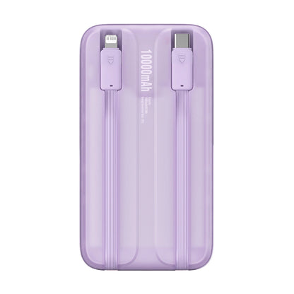 Baseus Comet Series powerbank with display 10000mAh 22.5W - purple + USB-A / USB-C cable_3