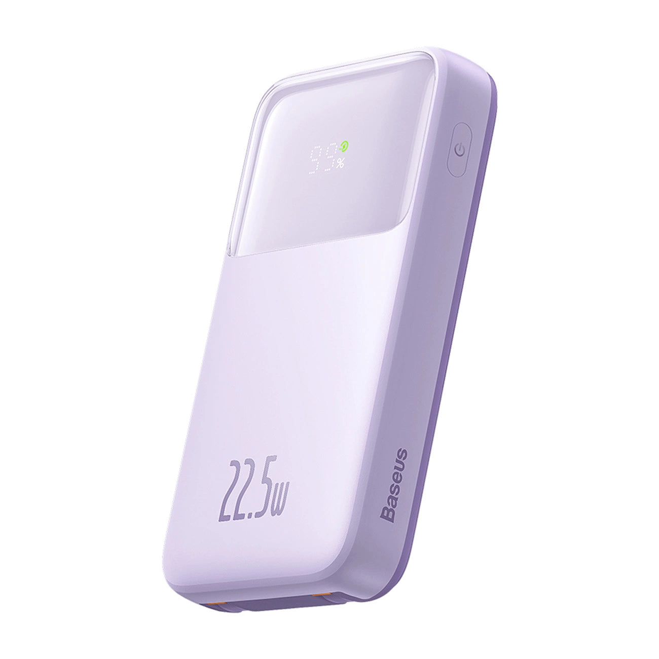 Baseus Comet Series powerbank with display 10000mAh 22.5W - purple + USB-A / USB-C cable_5