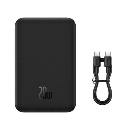 Powerbank Baseus Magnetic Mini 20000mAh, USB-C 20W MagSafe (black)_0